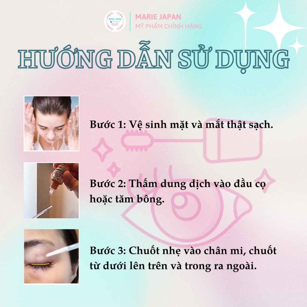 Tinh Chất Dưỡng Mi Bimatoprost 0.03% Giảm Rụng Kích Mọc Mi Dài Và Dày Nhật Bản 2,5ml