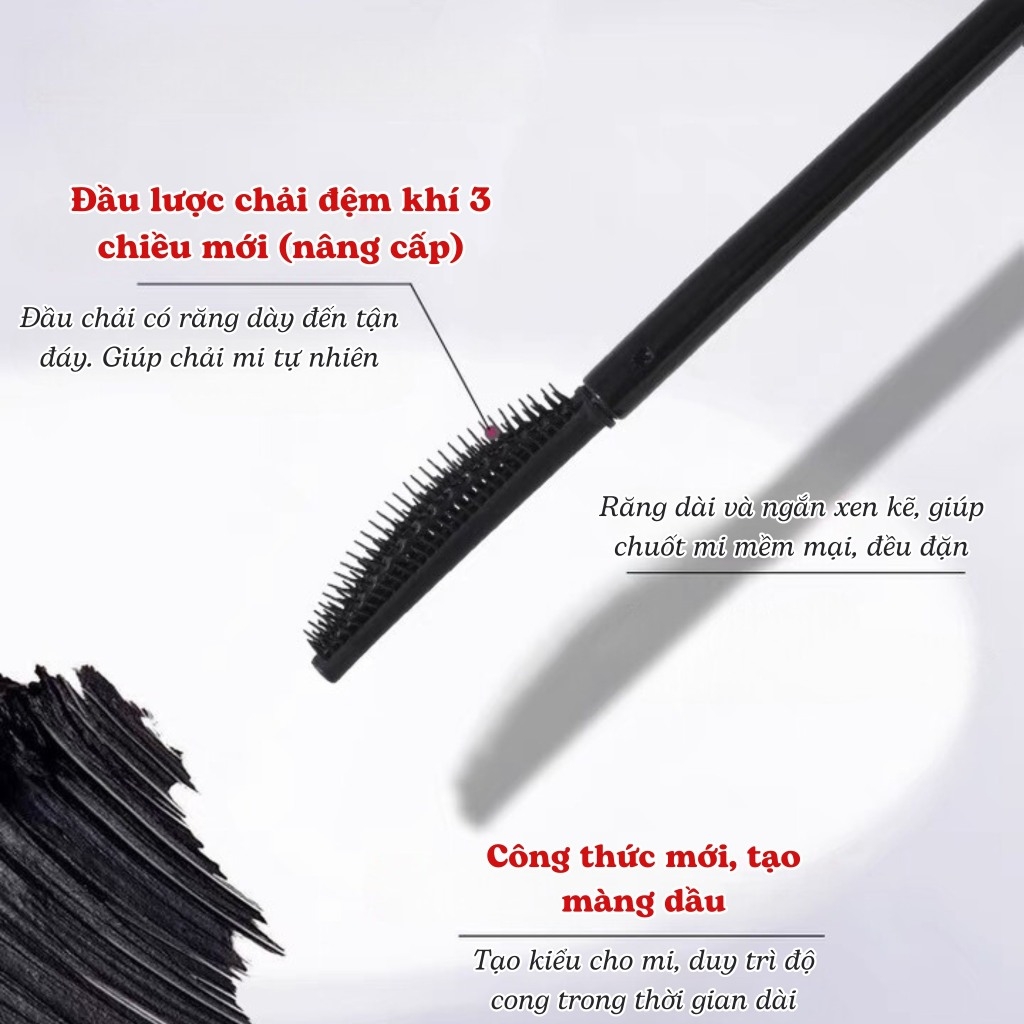 Mascara GoGo Tales Tráng Bạc Giúp Tơi Mi Cong Dài Tự Nhiên Chống Nước Lâu Trôi GT589