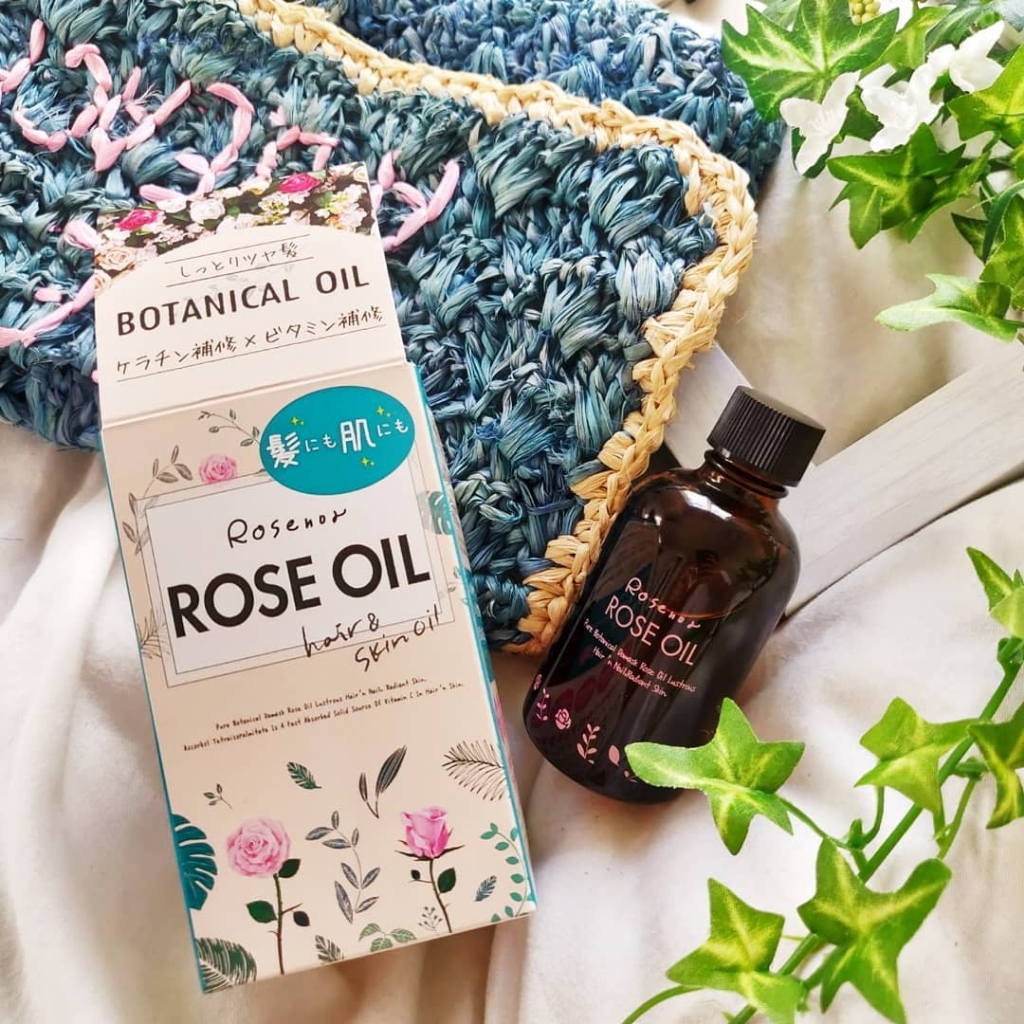 Dầu Dưỡng Tóc Rose Oil Botanical Tinh Dầu Hoa Hồng Phục Hồi Tóc Chuyên Sâu Nhật Bản 60ml