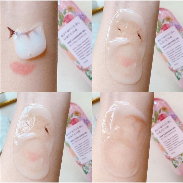Gel Tẩy Trang Thảo Mộc Botanical Marche Làm Sạch Sâu Dưỡng Trắng Lành Tính Mọi Loại Da Nhật Bản