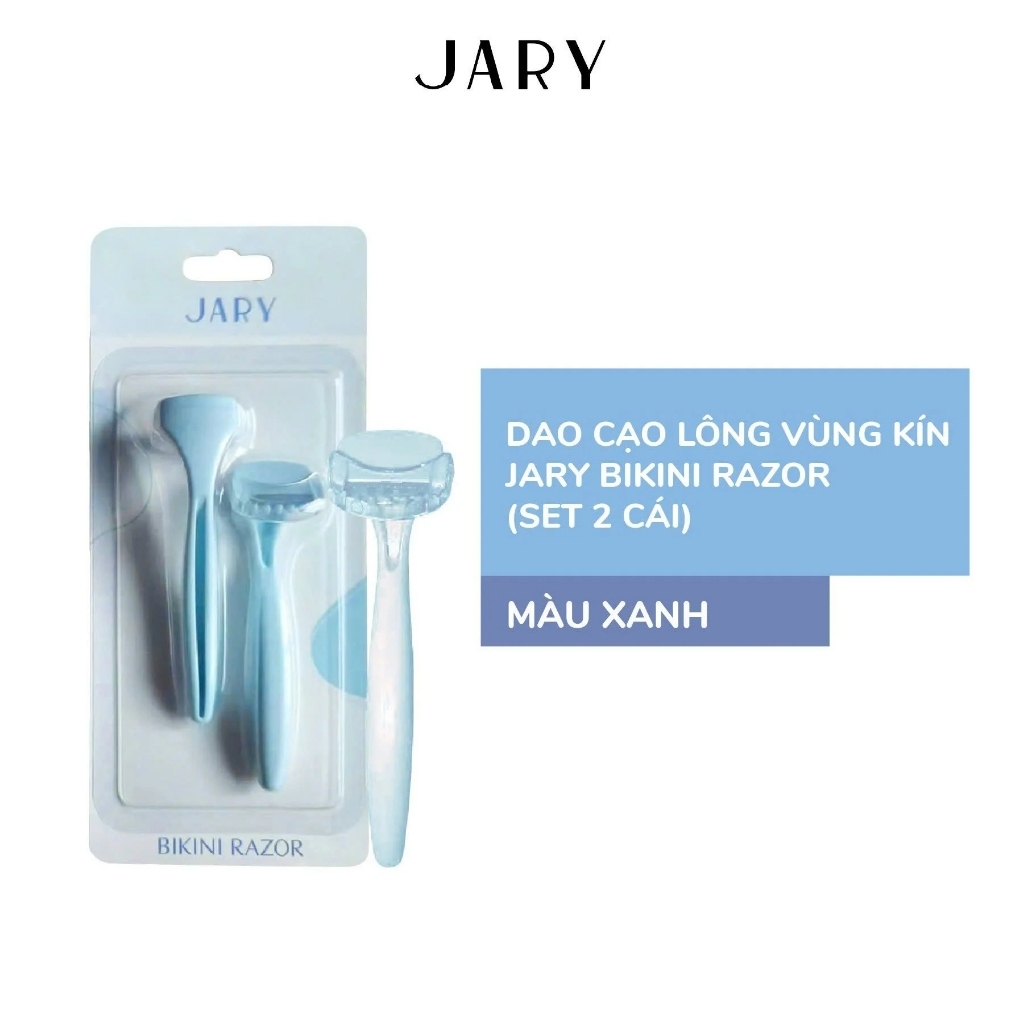 Set 2 Dao Cạo Vùng Bikini Jary Cạo Nhẹ Nhàng Không Gây Trầy Xước - 2 Màu