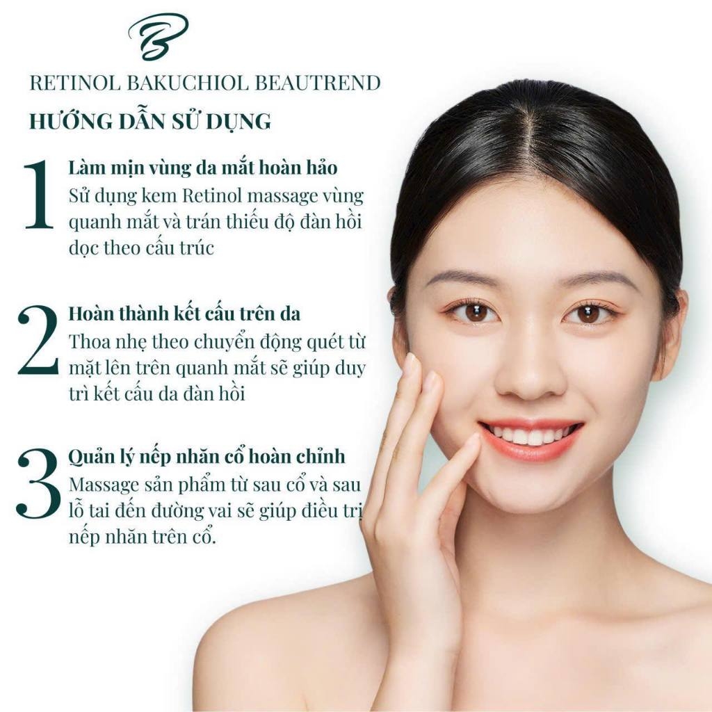 Kem Dưỡng Beautrend 0.5% Retinol & 2% Bakuchiol Chống Lão Hóa Tái Tạo Da Mờ Thâm Nám Hàn Quốc 30mL