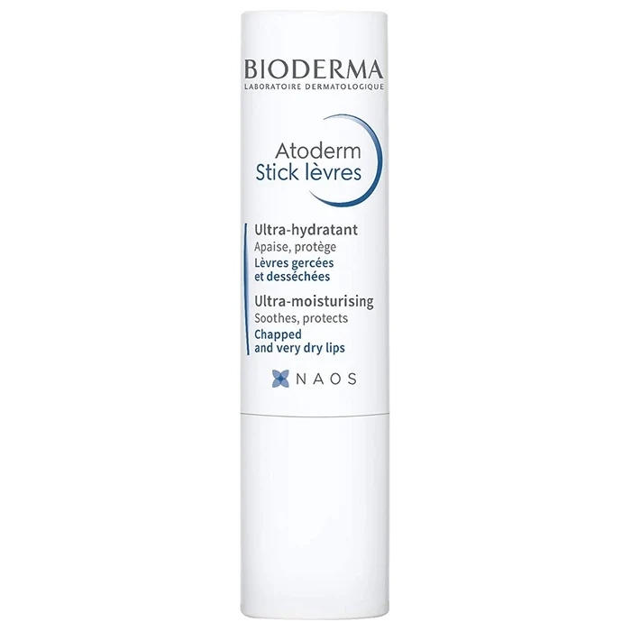 Son Dưỡng Bioderma Atoderm Stick Levres Dưỡng Ẩm Mềm Môi Giảm Khô Nẻ Không Màu Thỏi 4g