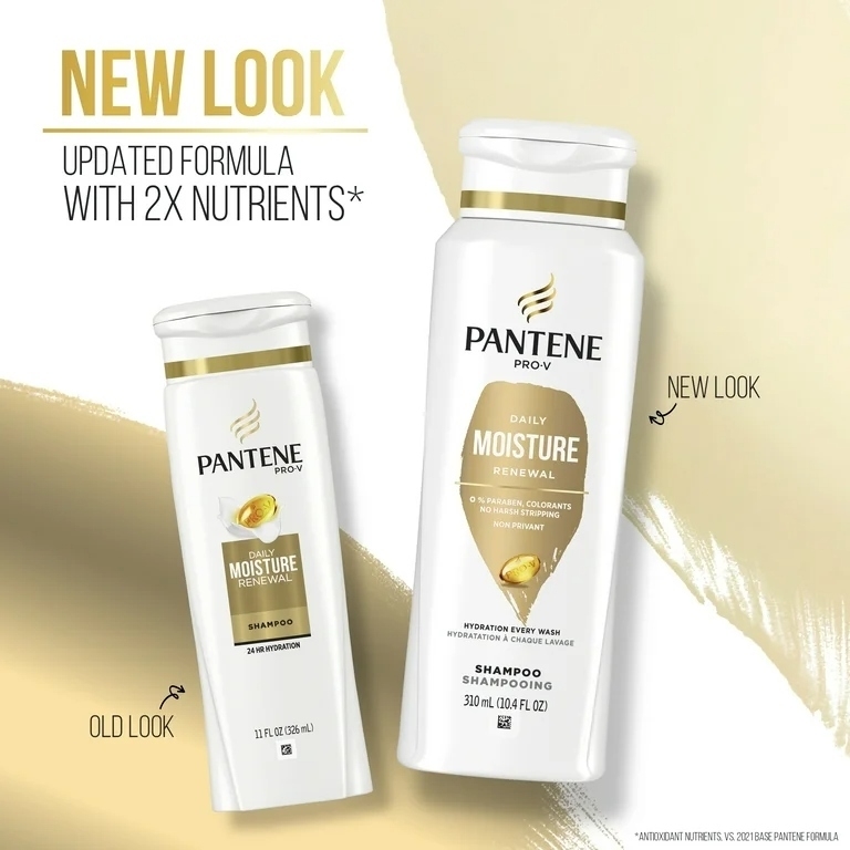 Dầu Gội Xả Pantene Pro-V 2In1 Bản Mỹ Phục Hồi Tóc Óng Mượt Tơi Phồng