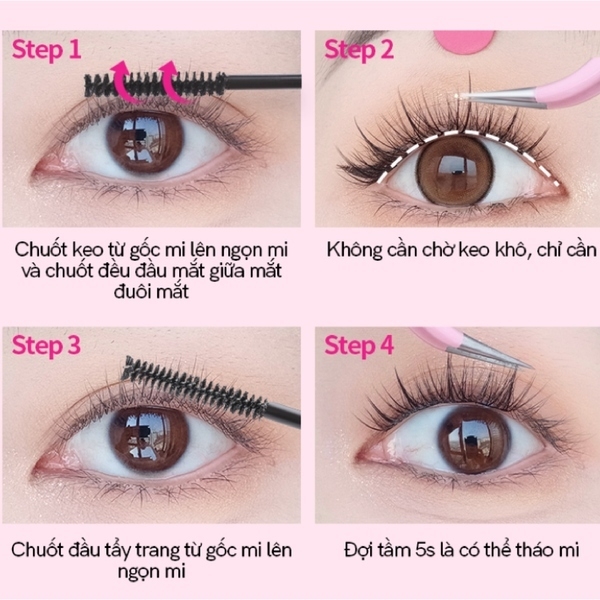 Keo dán mi và gỡ mi JARY 2 đầu 4IN1 JARY Lash Bond & Remover