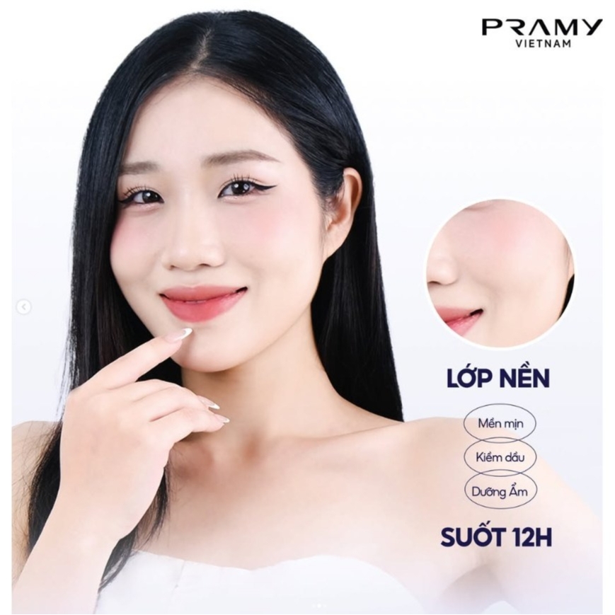 Xịt Khóa Trang Điểm Makeup Pramy Lâu Trôi Cấp Nước Kiềm Dầu, Cố Định Lớp Trang  Điểm