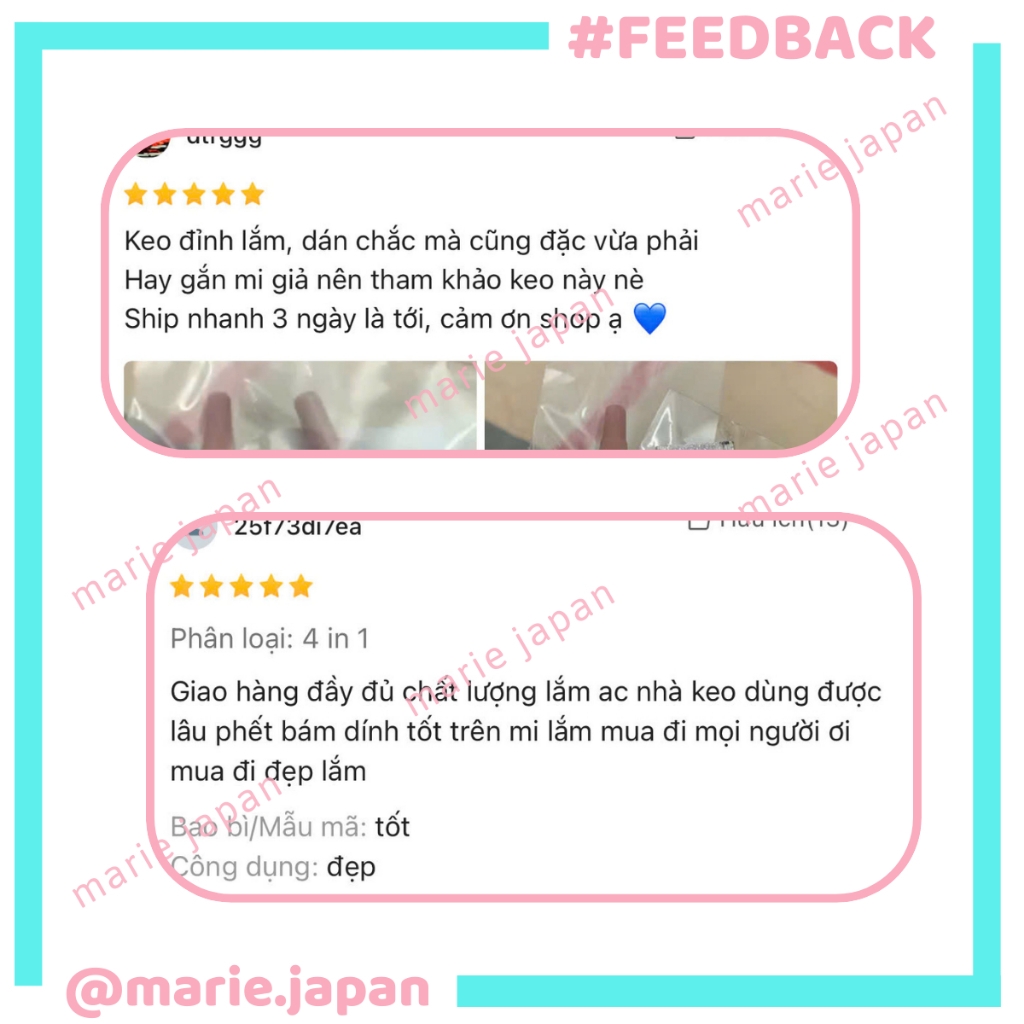 Keo dán mi và gỡ mi JARY 2 đầu 4IN1 JARY Lash Bond & Remover