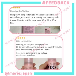 Xịt Khóa Nền Make Up So Natural Setting Fixx Cho Lớp Nền Căng Bóng Mịn Lì Cả Ngày Dài
