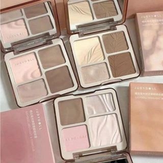 Bảng Tạo Khối JUDY DOLL 4 Ô Highlight & Contour Palette 9g