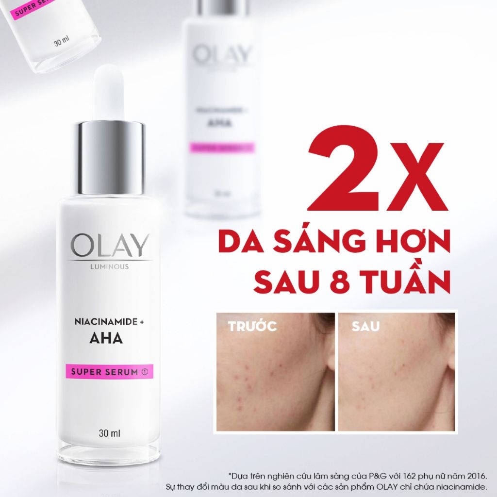 Tinh Chất Super Serum Olay Trắng Da Mờ Thâm Trẻ Hóa, Cấp Ẩm Căng Bóng Chai 30ml