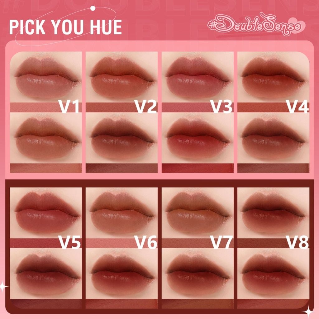 Son Kem Tint Hai Đầu PINKFLASH Duo 2 Trong 1 Nhung Mịn Lì Lâu Trôi L13