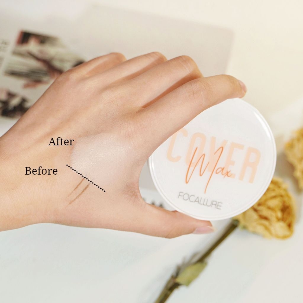 Phấn Nước FOCALLURE Che Phủ Tốt Mịn Lì Chống Nước Cover Longlasting Cushion Foundation Hộp 12g