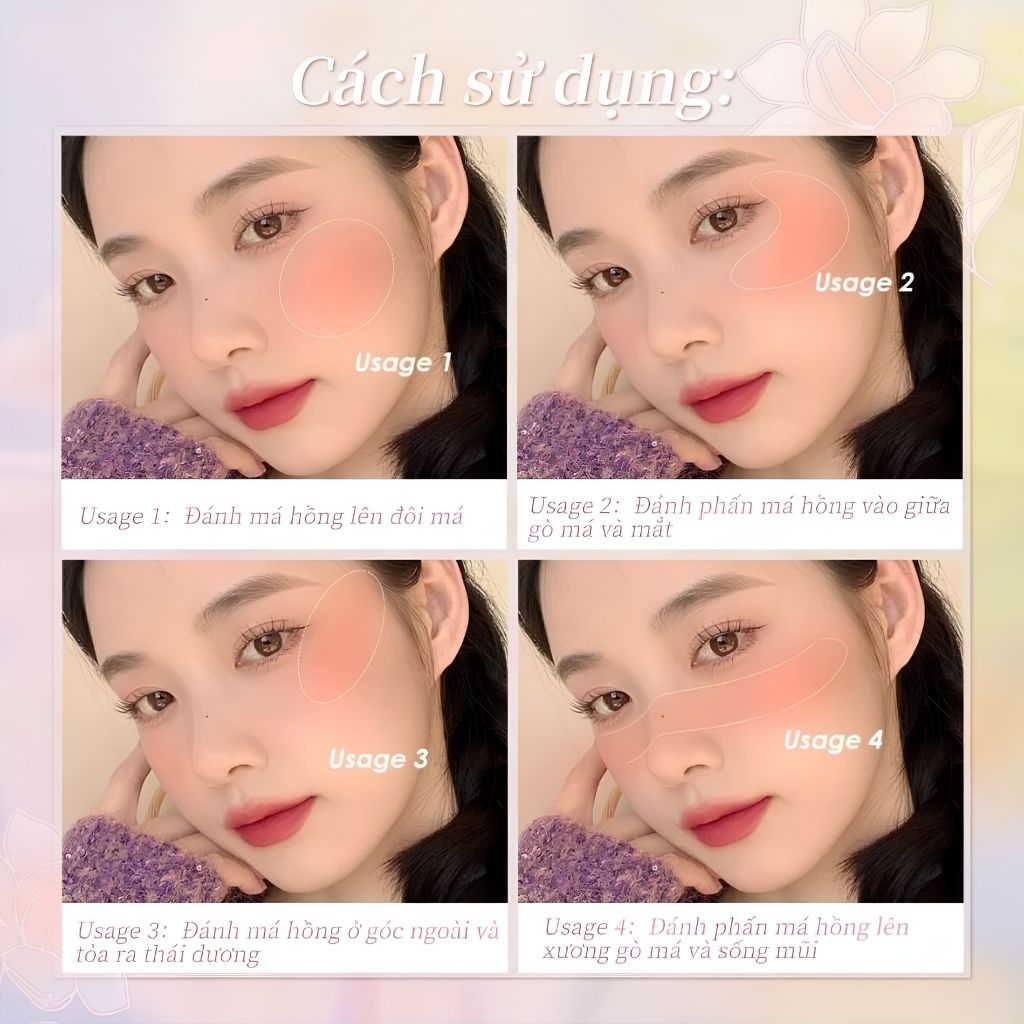 Phấn Má Focallure Màu Siêu Đẹp Lâu Trôi Perfection Velvet Blush FA235 Hộp 3.3g