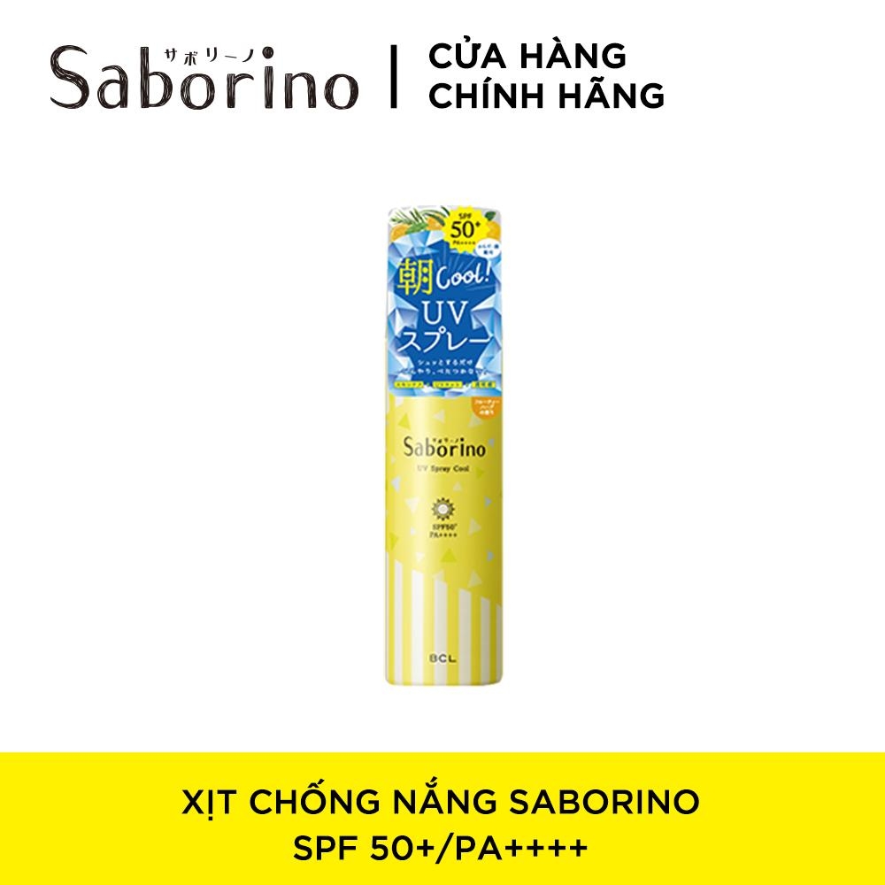 Xịt Chống Nắng Saborino Morning Uv Spray Cool SPF50+ PA++++