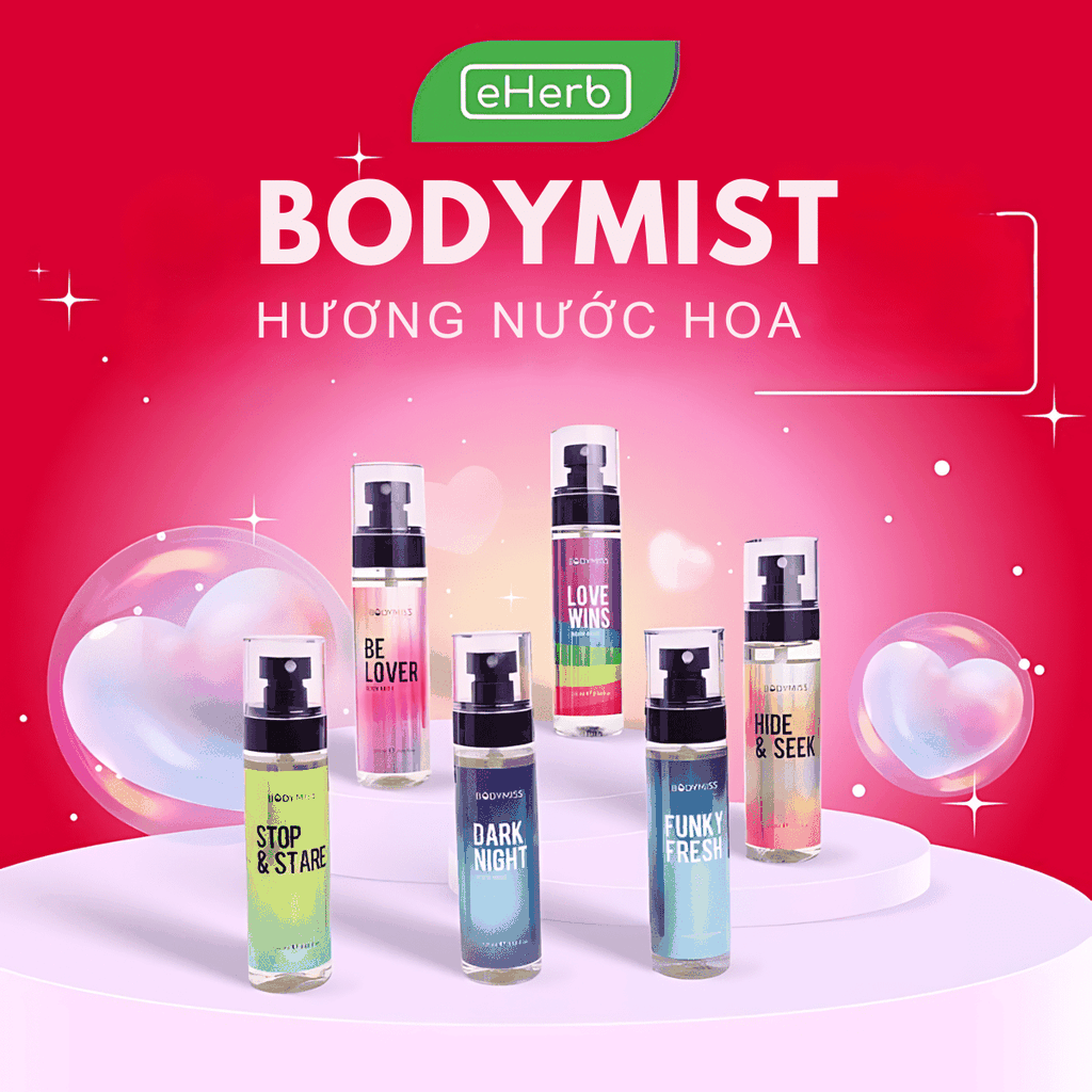 Xịt Thơm Toàn Thân BODYMISS - LOVE WINS Chai 30ml