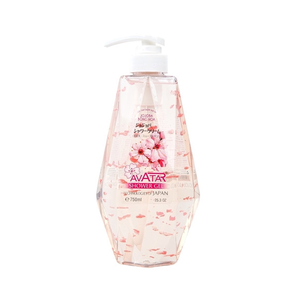 Sữa Tắm Nước Hoa Avatar Shower Gel Jojoba Chai 750ml Nhật Bản