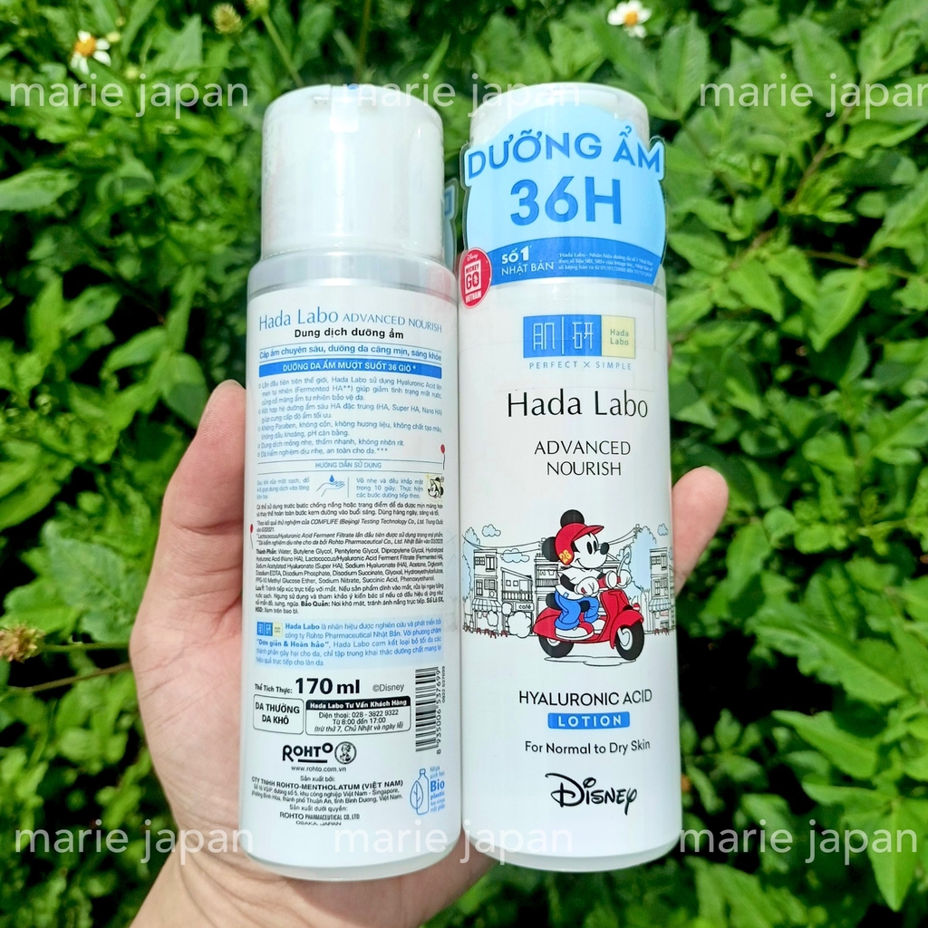Toner Hada Labo Advanced Nourish Hyaluronic Acid Chai 170ml
