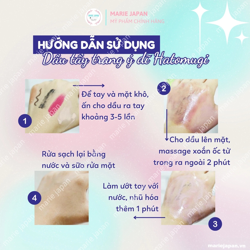 Tẩy Trang Hatomugi The Cleansing Lotion - DẠNG NƯỚC Chai 500ml