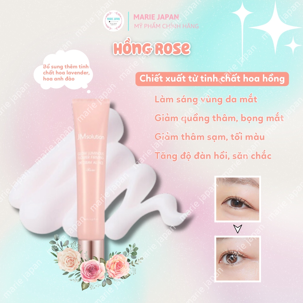 Kem Dưỡng Mắt JM Mờ Thâm Giảm Bọng Mắt Solution Hàn Quốc - 40ml