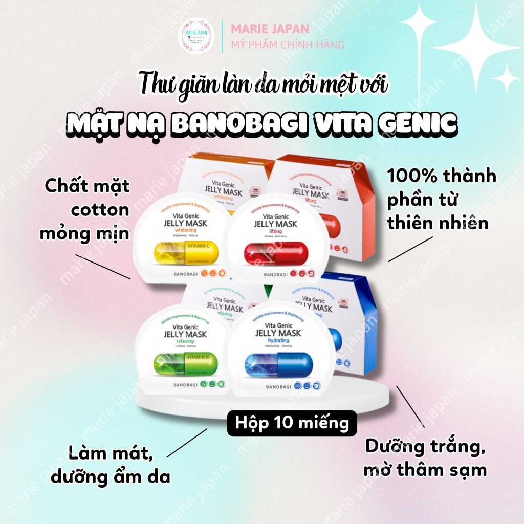 Mặt Nạ Banobagi Full Hộp 10 Miếng