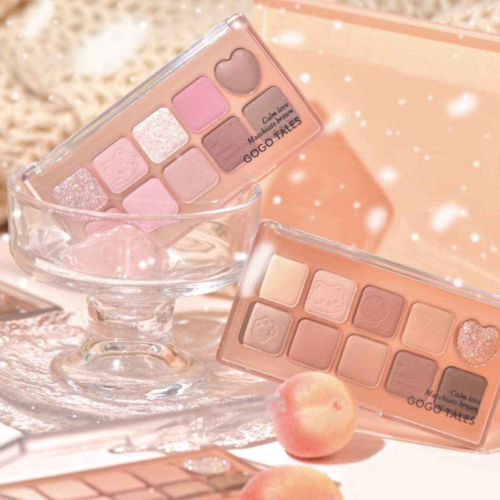 Bảng Mắt 10 Ô GoGo Tales SWEET MISTY Mèo Ngọt Ngào Chuẩn Màu Lâu Trôi GT643