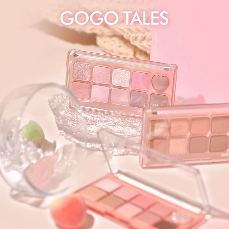 Bảng Mắt 10 Ô GoGo Tales SWEET MISTY Mèo Ngọt Ngào Chuẩn Màu Lâu Trôi GT643