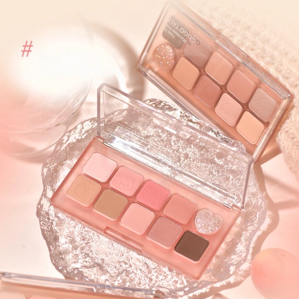 Bảng Mắt 10 Ô GoGo Tales SWEET MISTY Mèo Ngọt Ngào Chuẩn Màu Lâu Trôi GT643