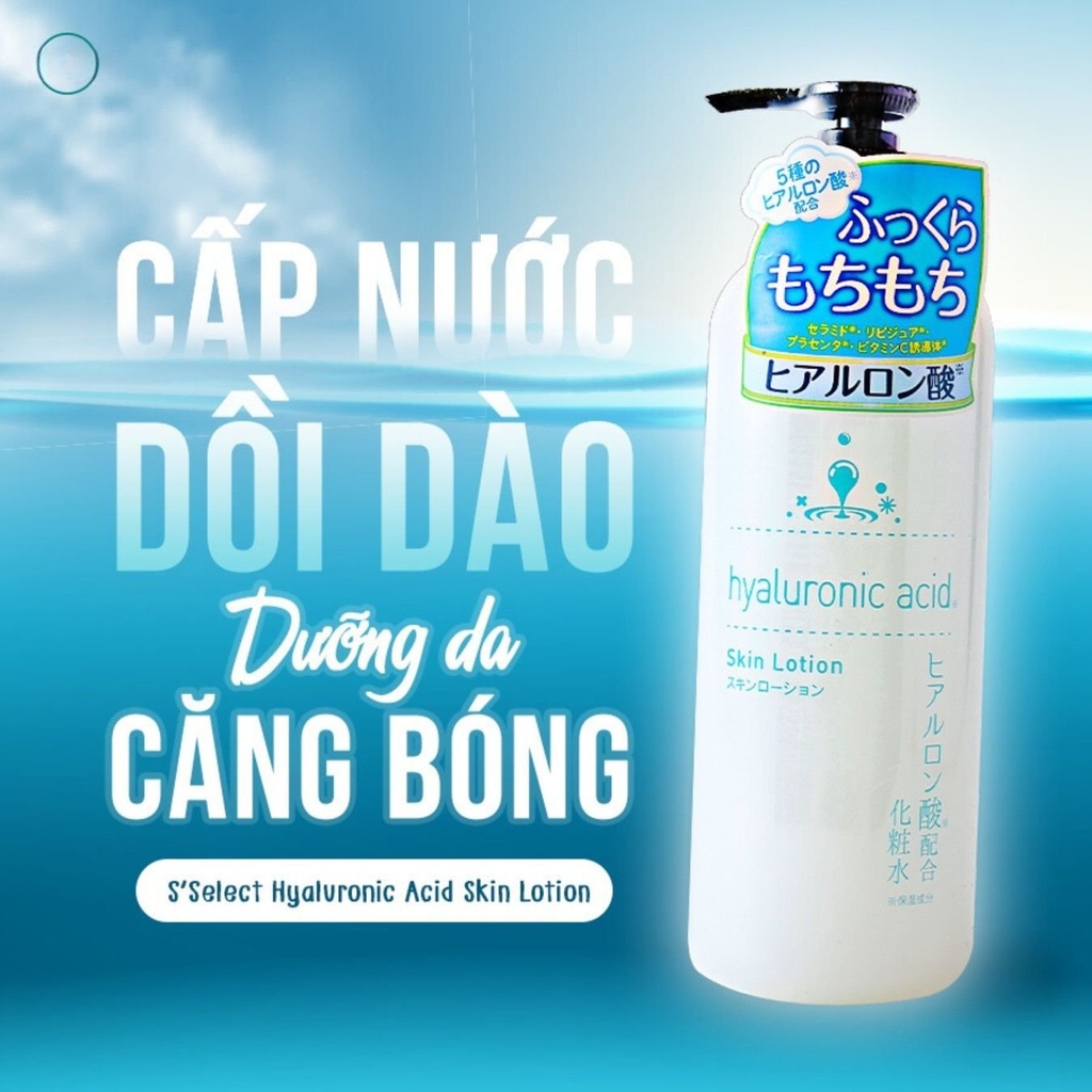 TONER Nước Hoa Hồng Dưỡng Da S Select Sáng Da Mờ Thâm Cấp Ẩm Nhật Bản 500ml
