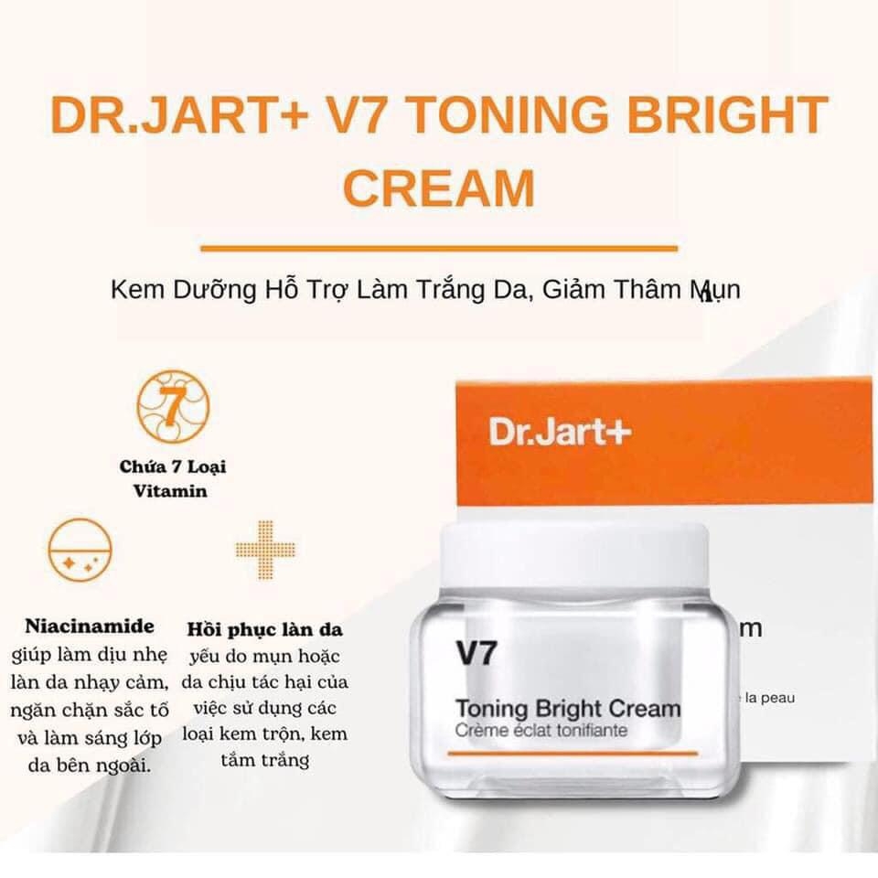 Kem Dưỡng Trắng Da V7 Toning Light Dr.Jart+ Hàn Quốc