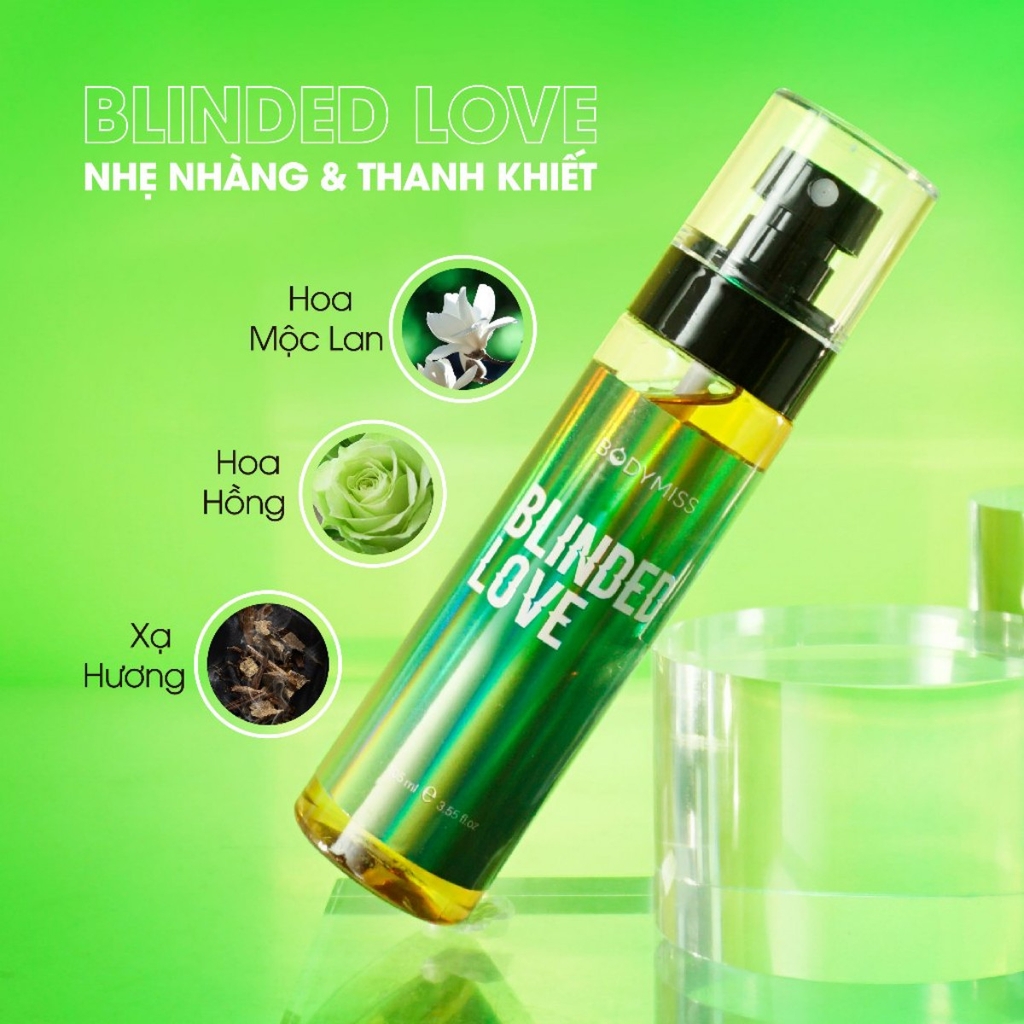 Xịt Thơm Toàn Thân BODYMISS - LOVE WINS Chai 30ml
