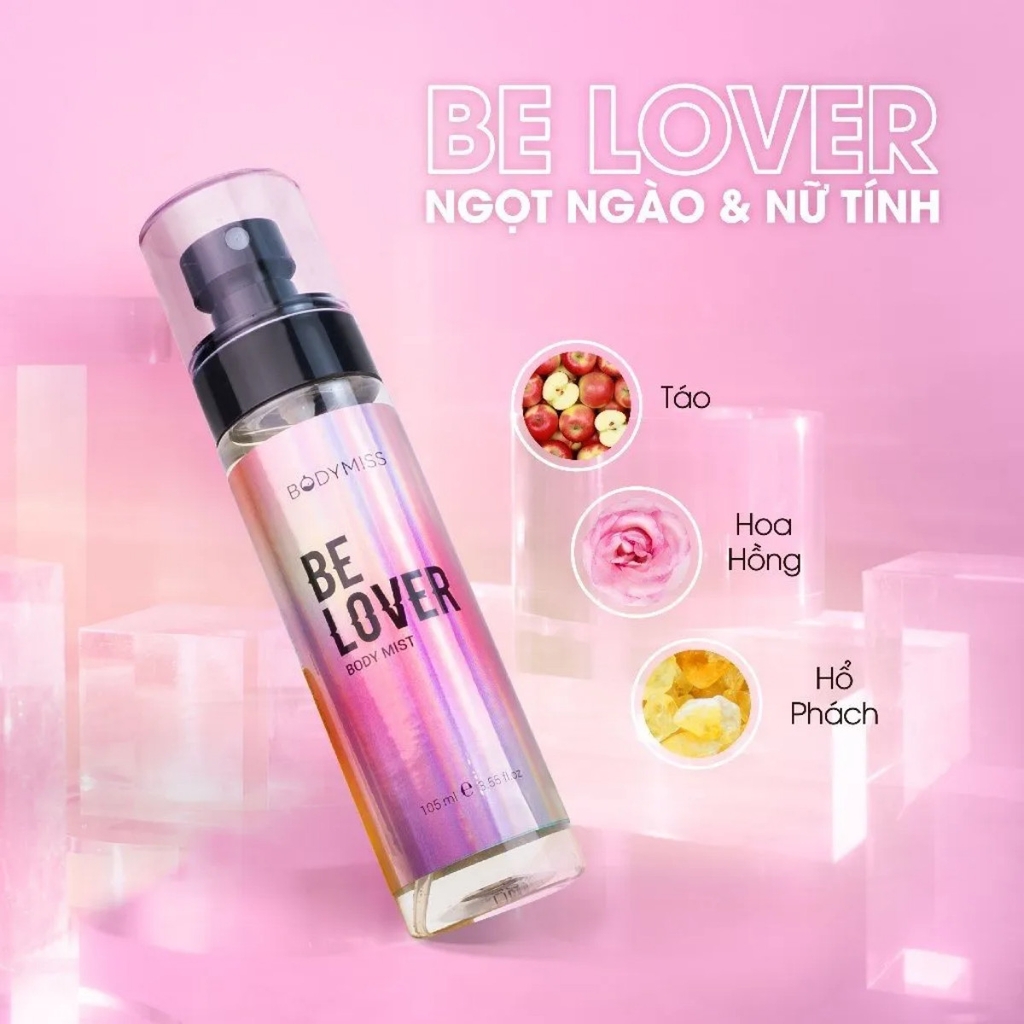 Xịt Thơm Toàn Thân BODYMISS - LOVE WINS Chai 30ml