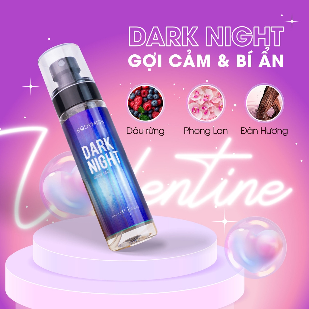 Xịt Thơm Toàn Thân BODYMISS - LOVE WINS Chai 30ml