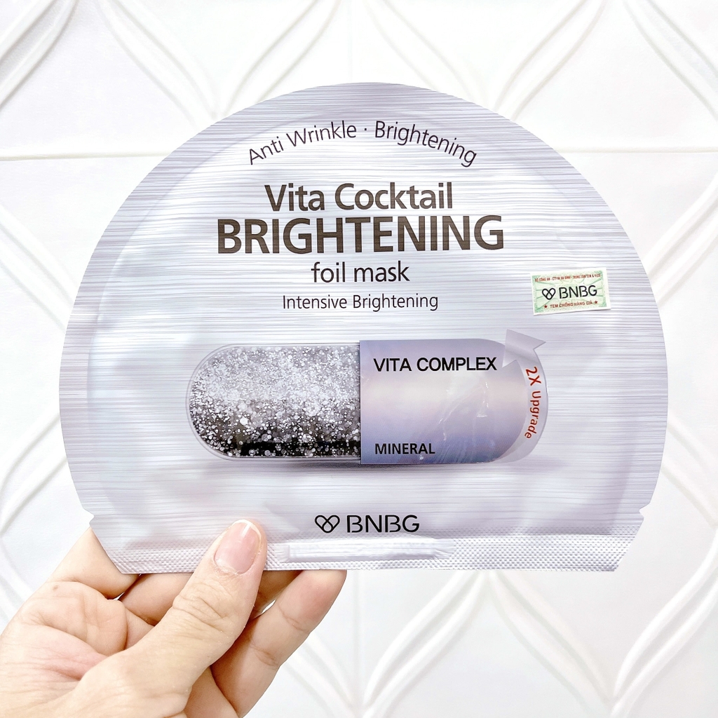 Mặt Nạ BNBG Vita Cocktail Cấp Ẩm Phục Hồi Chống Lão Hóa Miếng Lẻ