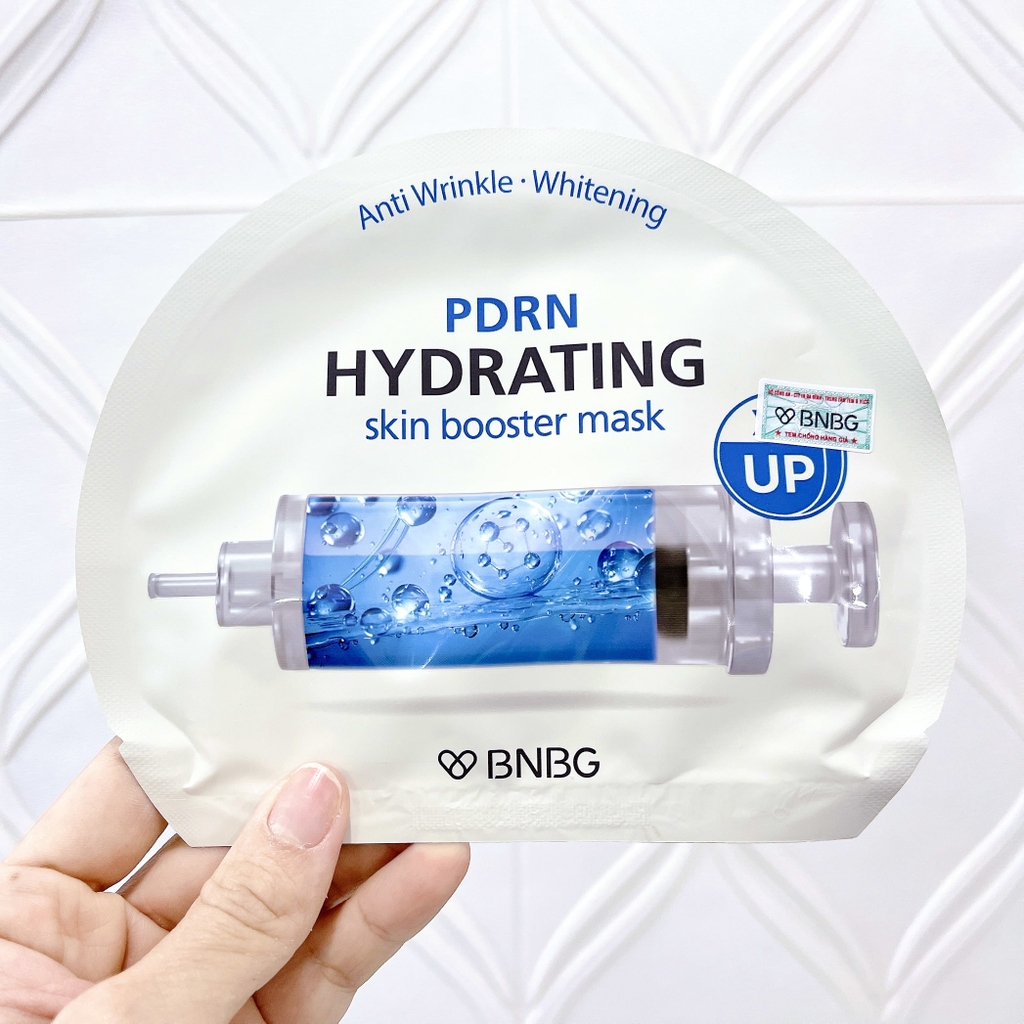 Mặt Nạ BNBG Placenta Skin Booster Mask Cấp Ẩm Dưỡng Trắng Phục Hồi Trẻ Hóa Da Hàn Quốc Miếng Lẻ