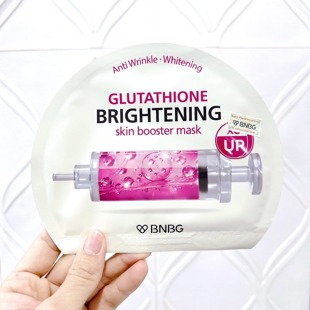 Mặt Nạ BNBG Placenta Skin Booster Mask Cấp Ẩm Dưỡng Trắng Phục Hồi Trẻ Hóa Da Hàn Quốc Miếng Lẻ