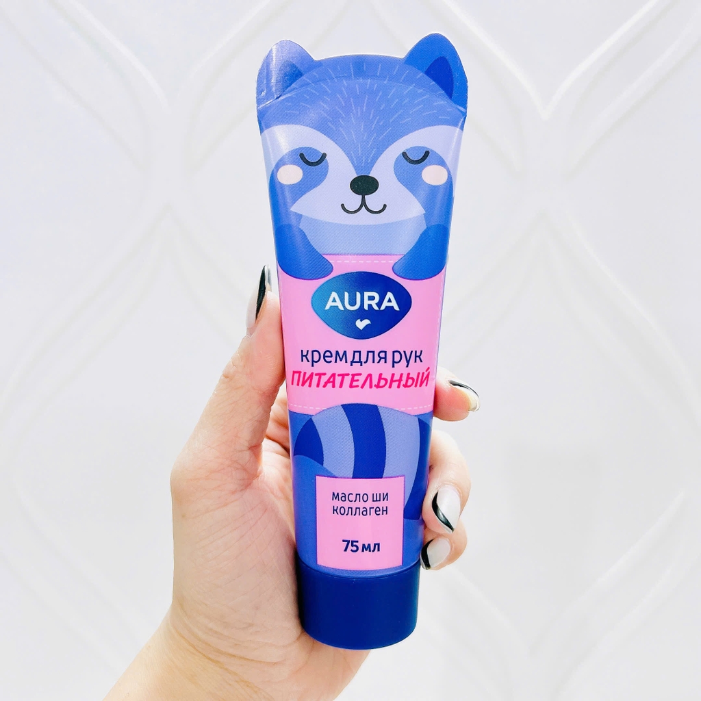 Kem Tay Lụa Aura Làm Mềm Da Tay Chân Giảm Nứt Nẻ Beauty Cream Nga Tuýp 75g.