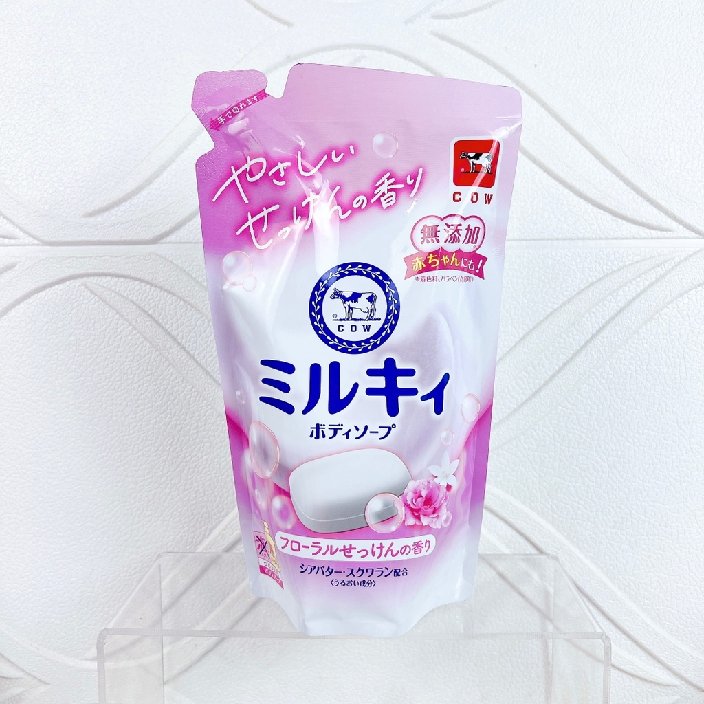 Sữa Tắm Cow Tạo Bọt Dịu Nhẹ Dưỡng Ẩm Mềm Mịn Cho Da Nhạy Cảm Nhật Bản Chai 500ml