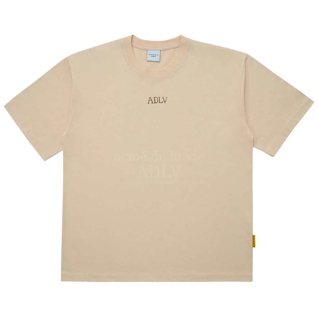 Áo Phông ADLV Basic Logo Màu Be