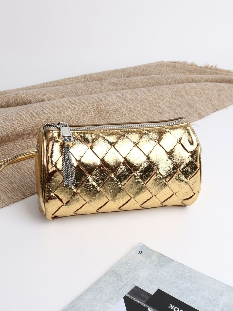 Túi Trống Mini Bottega Veneta Remake Korea Da Dê 20cm