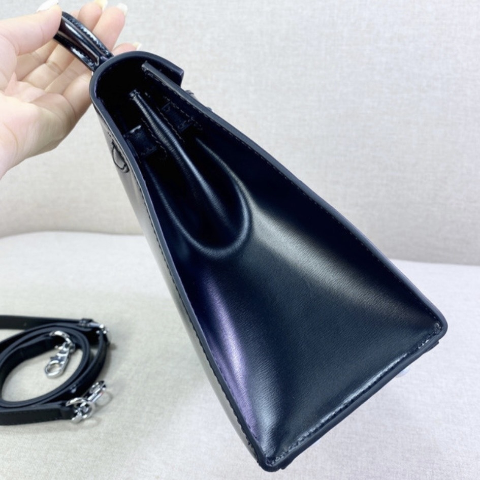Túi Xách Hermes Kelly Hàn Da Bò Trơn Size 25cm