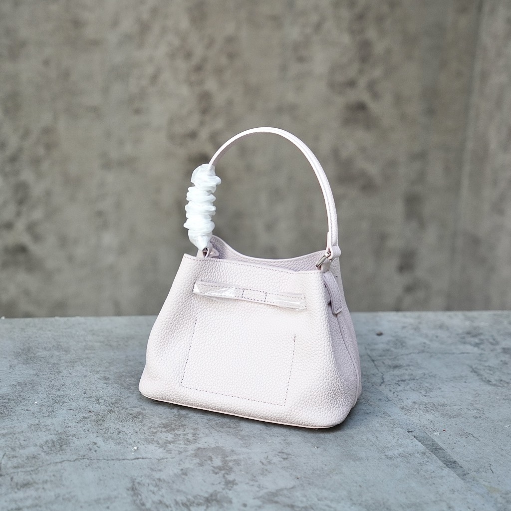 Túi Mini Kelly Bucket Bản Hàn Da Bò