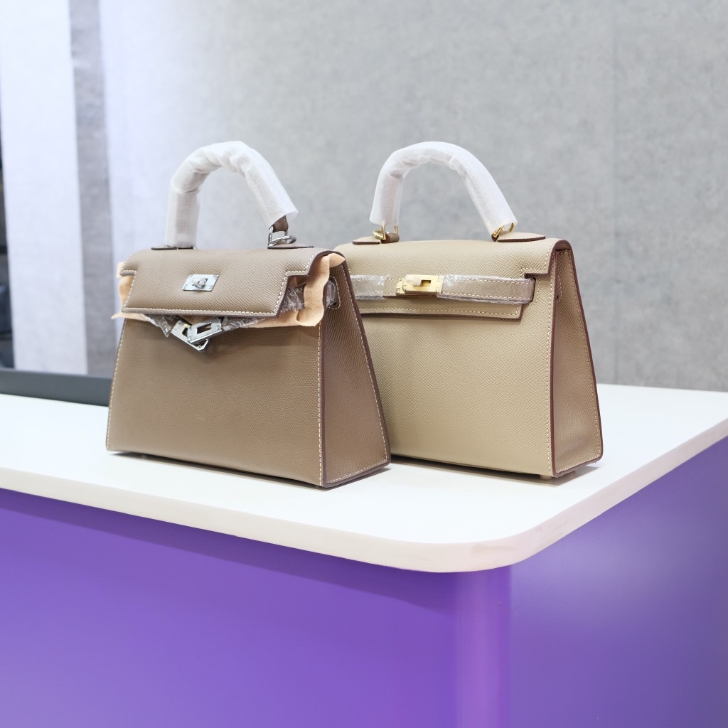 Túi Hermes Kelly Remake Hàn Da Bò Togo Size 22cm
