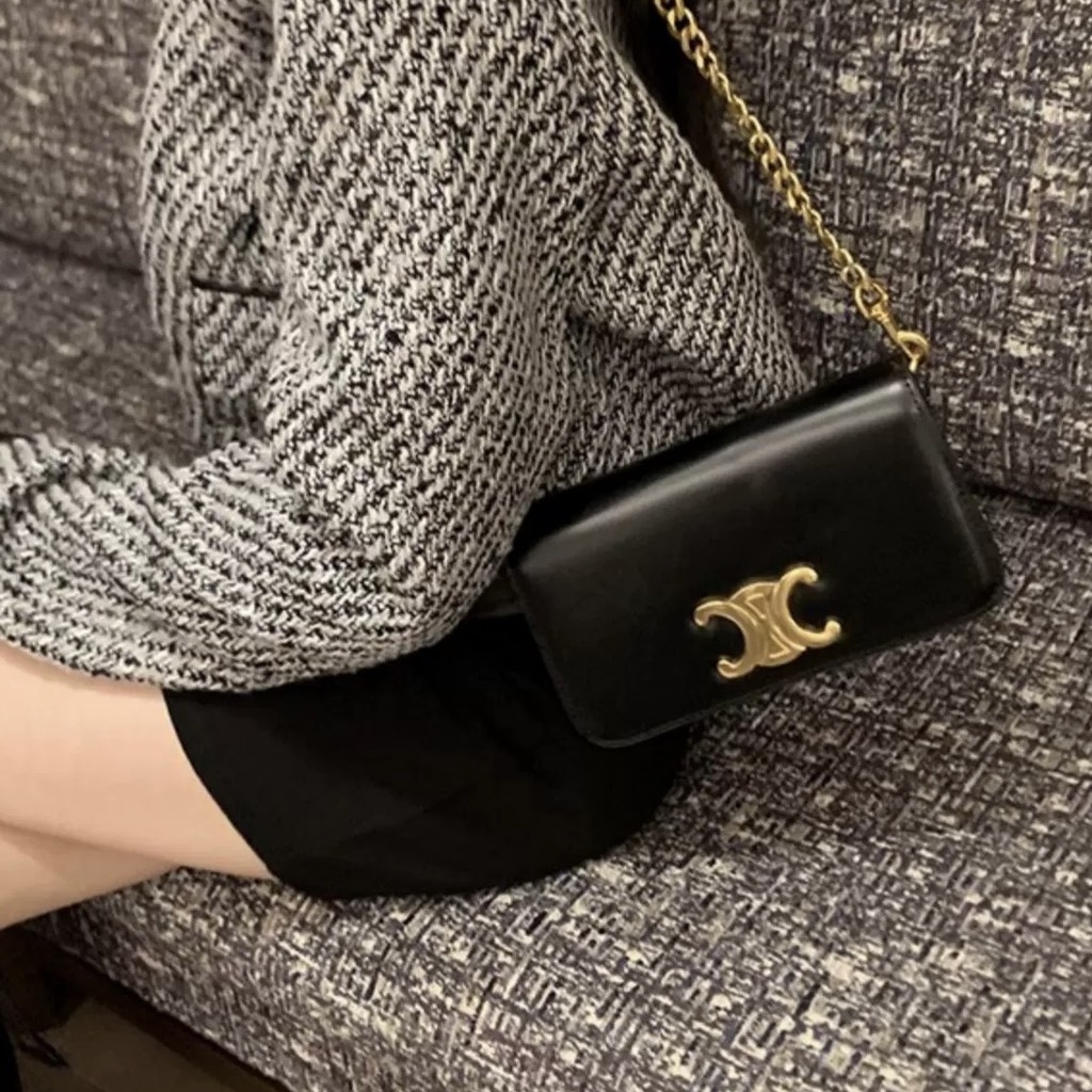 Túi Đeo Vai Celine Remake Korea Trompie Trapaze Da Calfskin 20cm