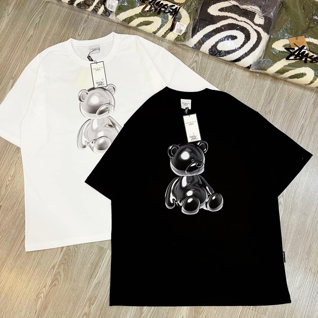 Áo Phông ADLV Gấu Metal Bear Màu Đen