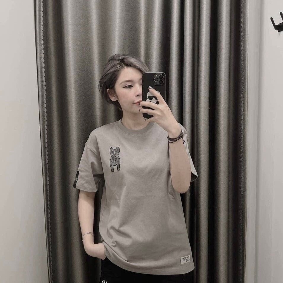 Áo Phông Lifework Basic Logo Nhỏ Màu Xám