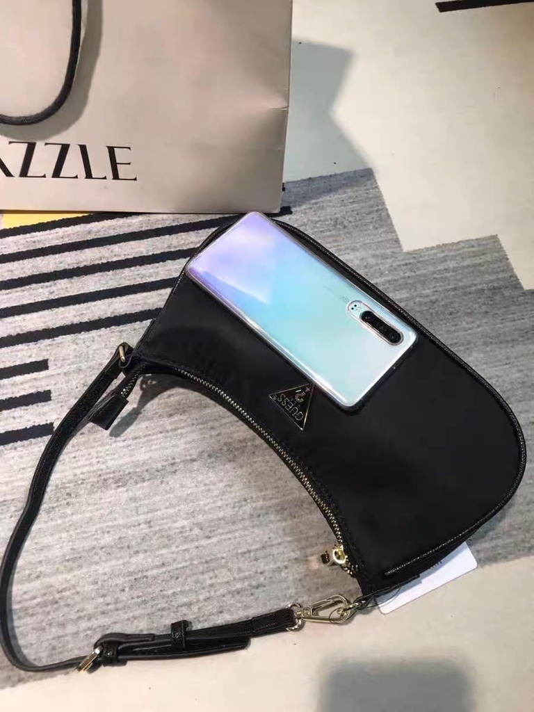Túi Xách Guess Paris Shoulder Bag Black Màu Đen