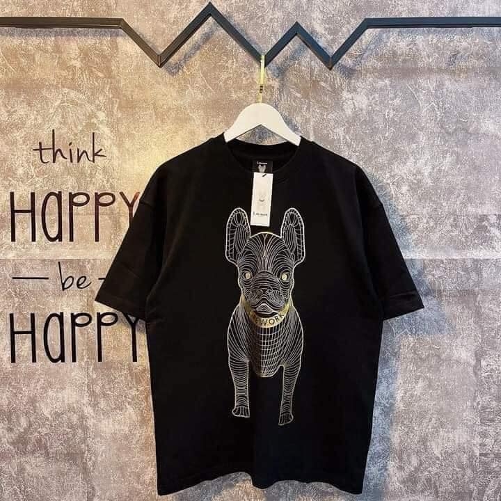 Áo Phông Lifework Logo Nhũ Vàng Màu Đen