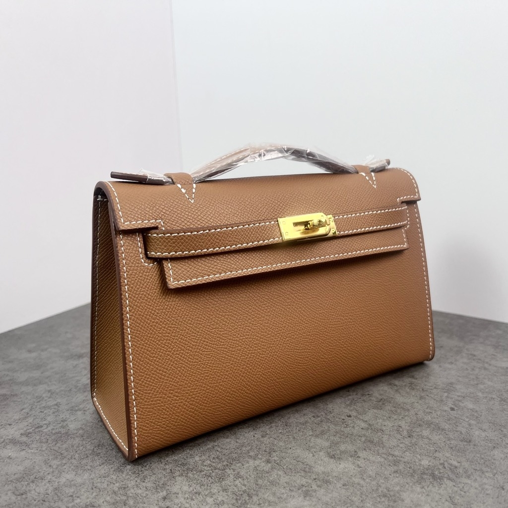 Túi Hermes Kelly Bản Da Sần Size 22 Remake Korea