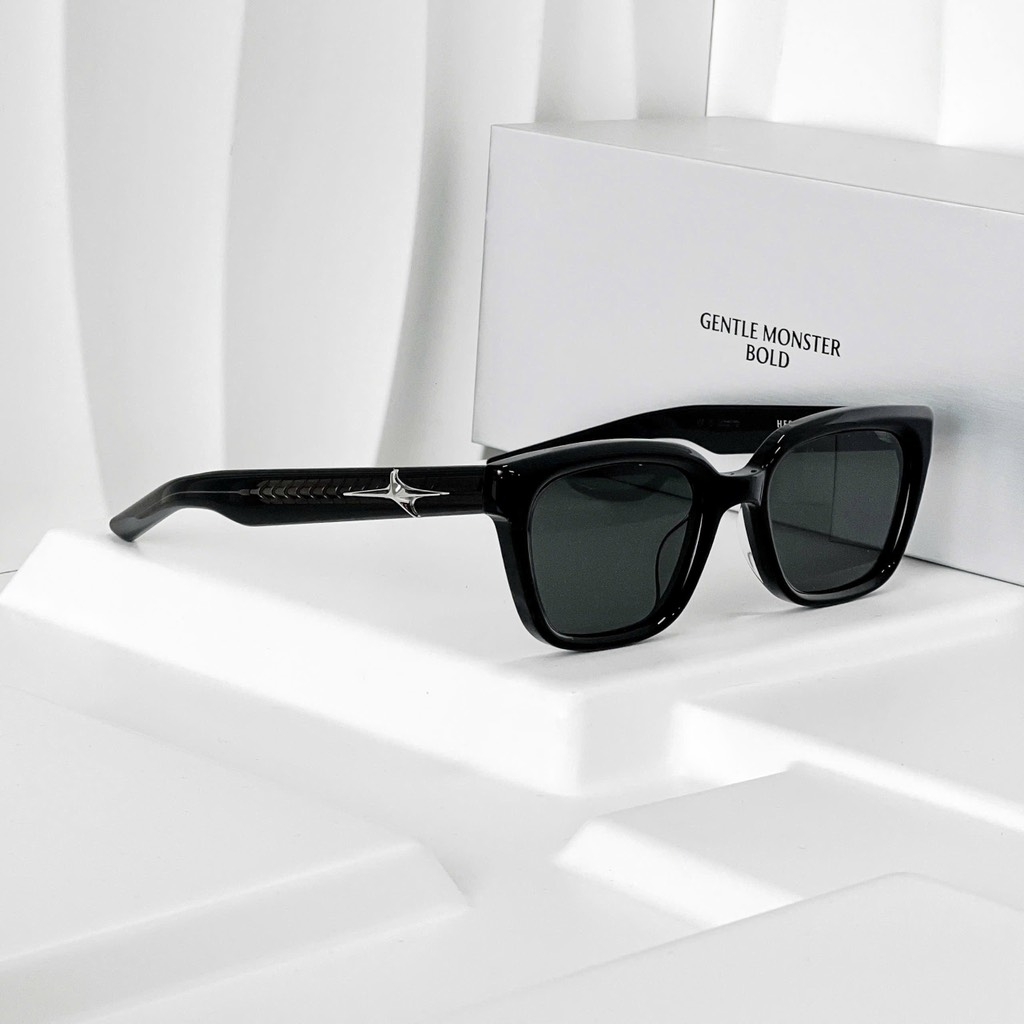 Kính Mát Gentle Monter Bold Hesse 01 Màu Đen