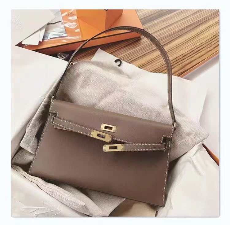 Túi Đeo Vai Hermes Remake Korea Elan Da Bò Size 25cm